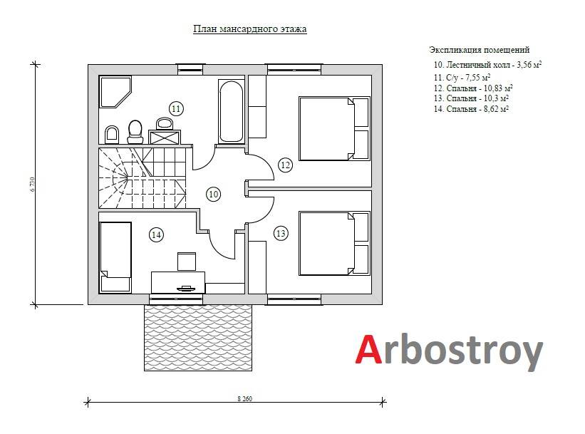Дома из арболита: обзор и описание проектов, чертежи, цена под ключ