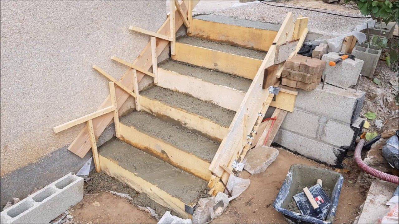 Опалубка для лестницы из бетона своими руками