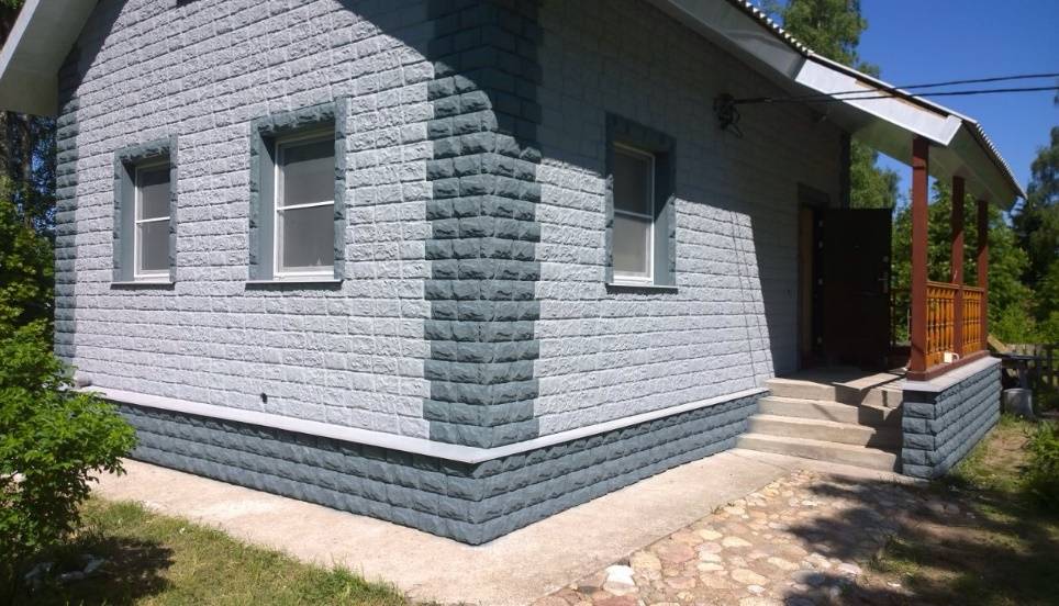 Отделка фасада дома из газобетонных блоков  материалы и правила их монтажа - все про гипсокартон