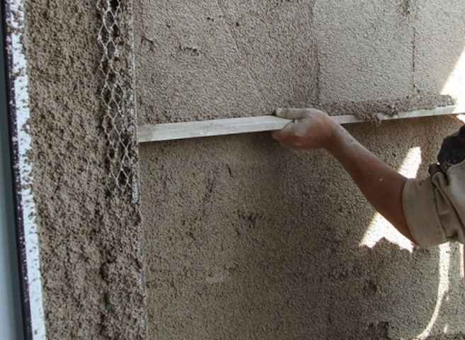 Как оштукатурить фасад из бетона