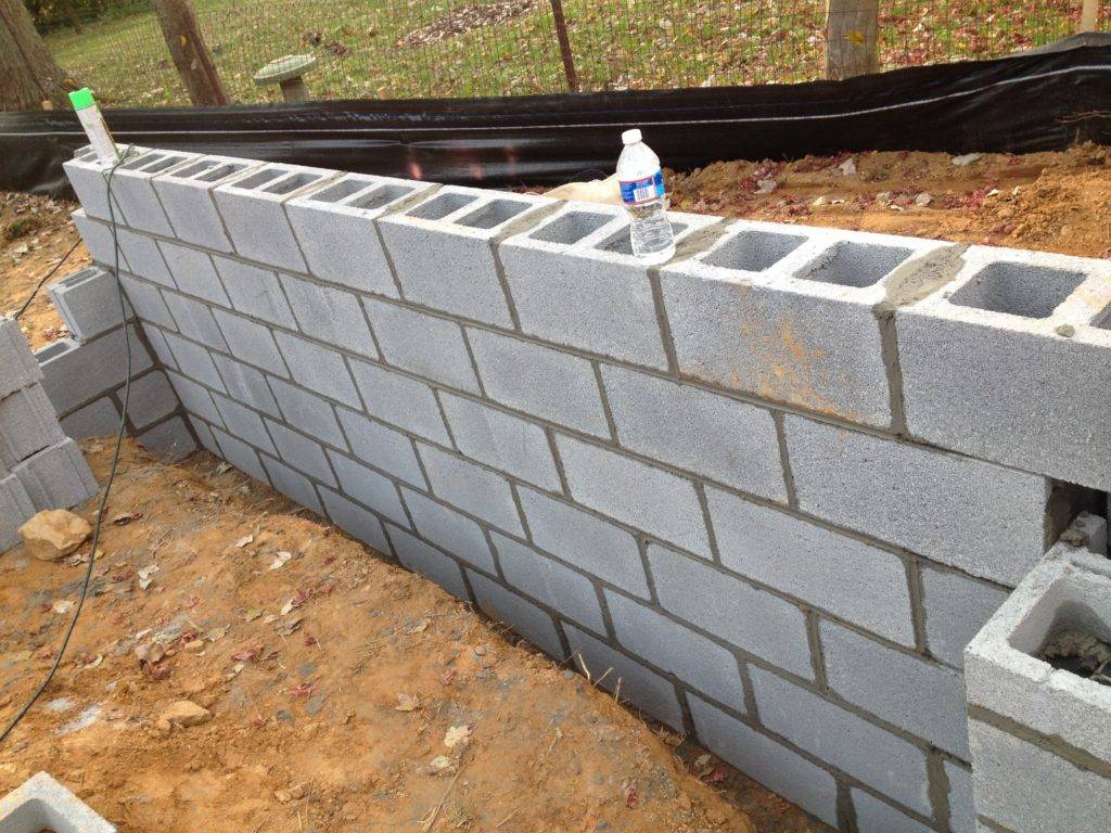 Стеновые бетонные блоки