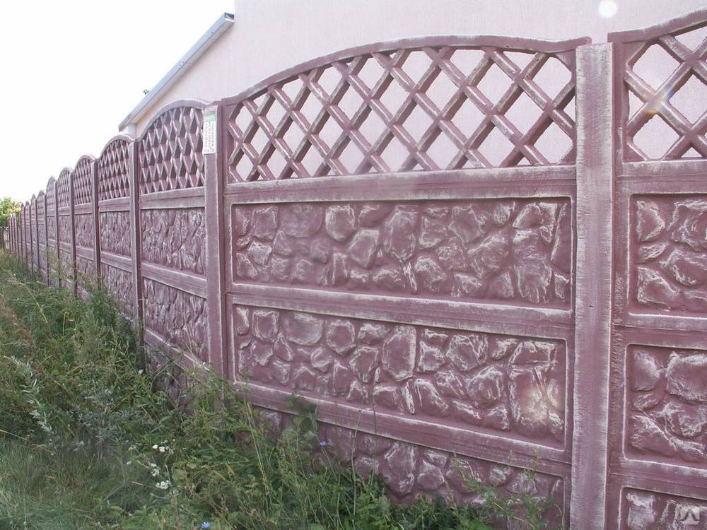 Забор из бетона своими руками: достоинства, монтаж и окраска ☛ советы строителей на domostr0y.ru