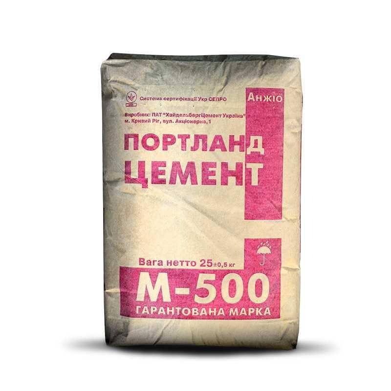 Цемент (портландцемент) м500 в мешках – характеристики: плотность, марки, удельный вес