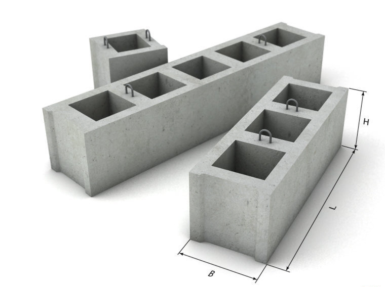 Пустотелые бетонные блоки: для стен, фундамента, забора