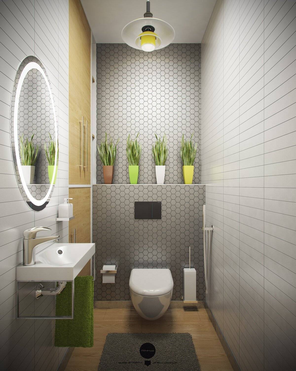 Интерьер туалета маленького размера – идеи отдельного туалета