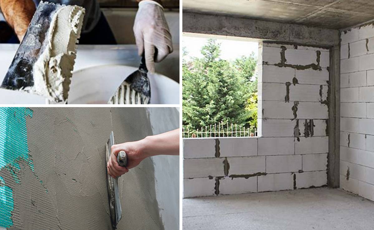 Шпаклевка газобетона – 2 способа идеального выравнивания стен