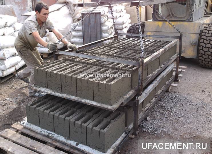 Оборудование для производства керамзитобетонных блоков