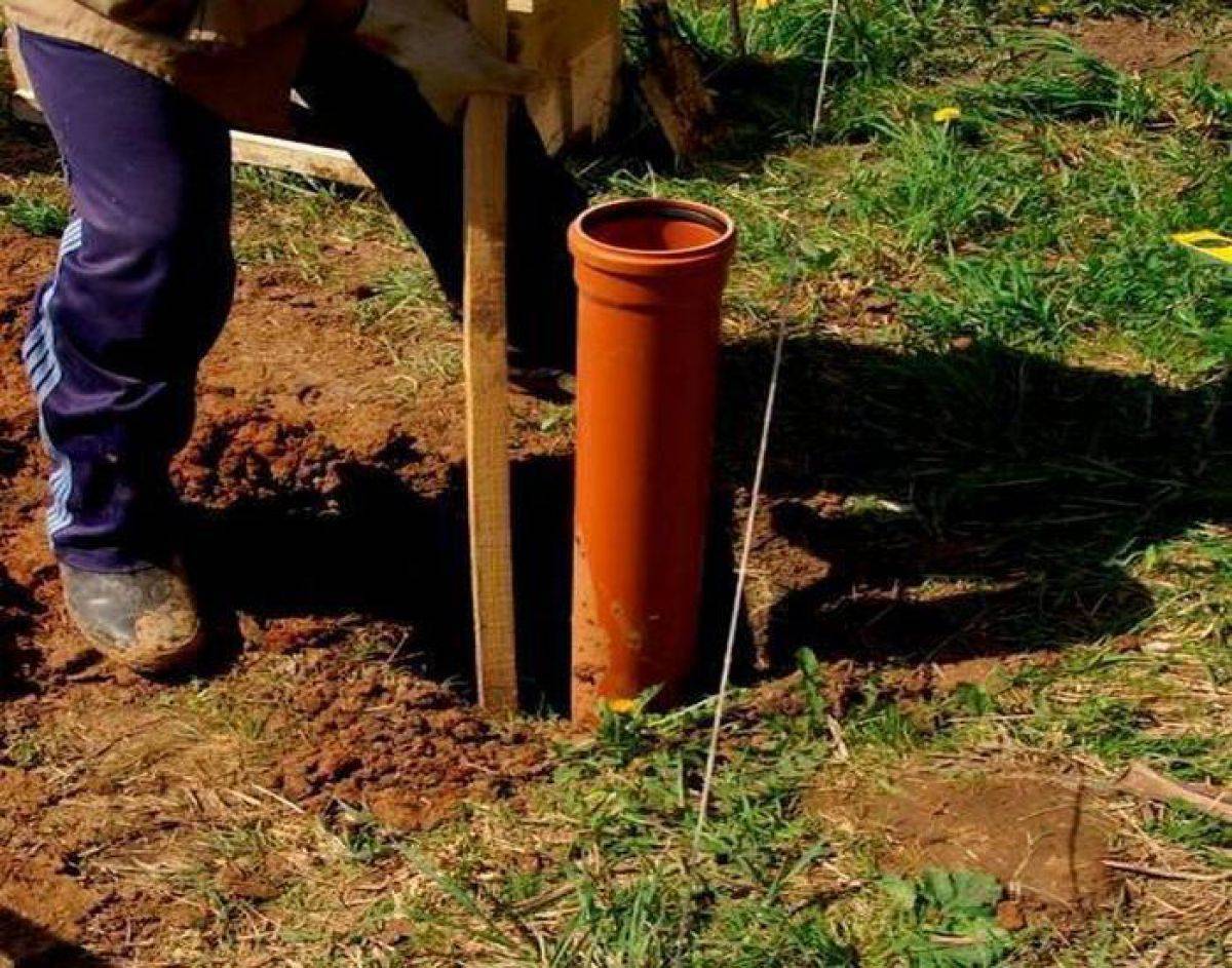 Фундамент из канализационных труб: особенности