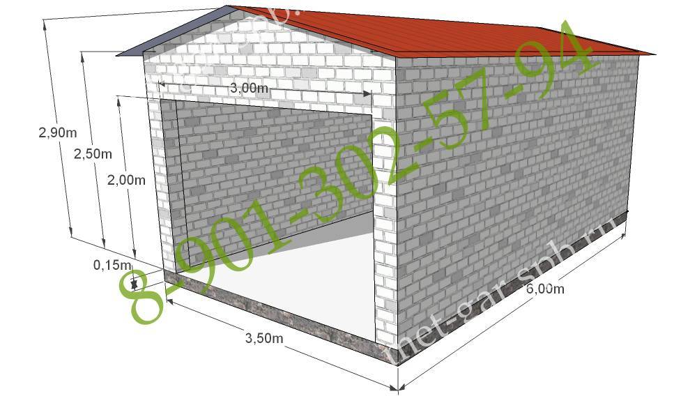 Строительство гаража из пеноблоков: поэтапная инструкция