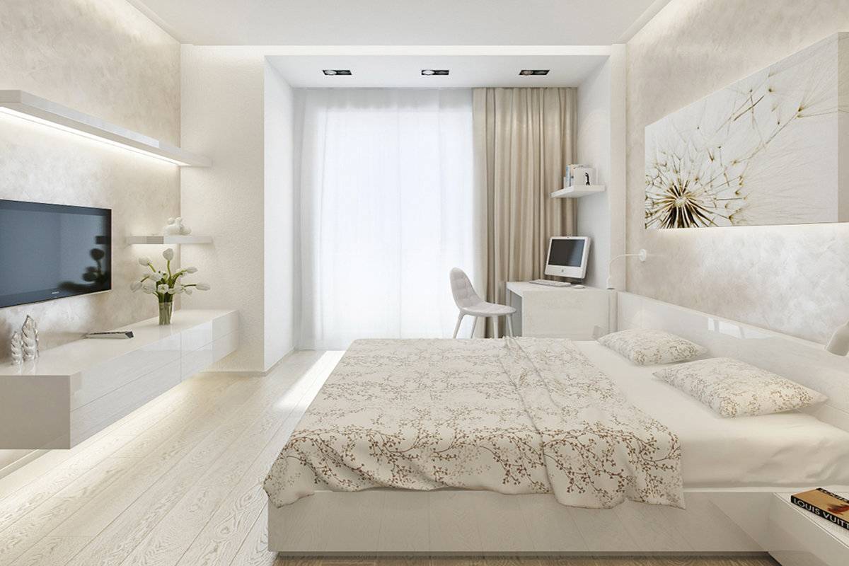 Спальня в светлых тонах - 130 фото с лучшими вариантами дизайна
