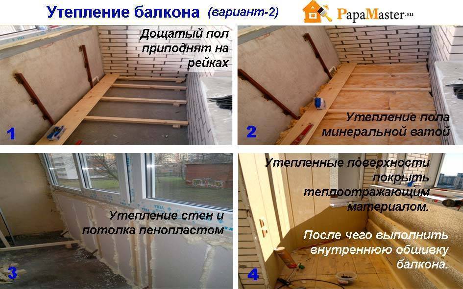 Утепляем балкон своими руками: пошаговая инструкция (10 фото)