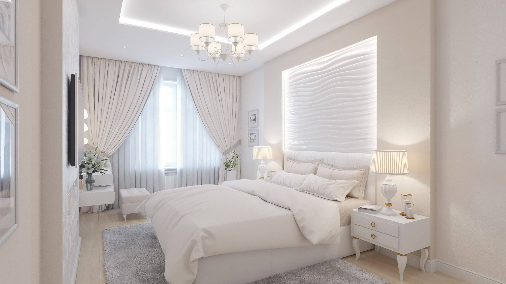 Белая спальня: топ-150 фото лучших идей дизайна + нестандартные варианты сочетания светлых оттенков в интерьере спальни