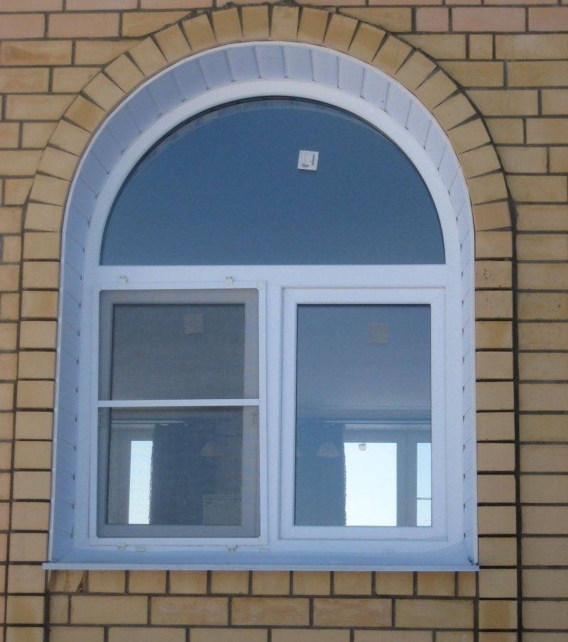 Пластиковые и деревянные арочные окна в интерьере: отделка и дизайн