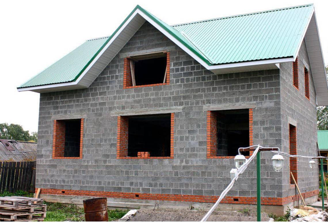 Дома из керамзитобетонных блоков - строительство «под ключ» - проекты и цены в калуге