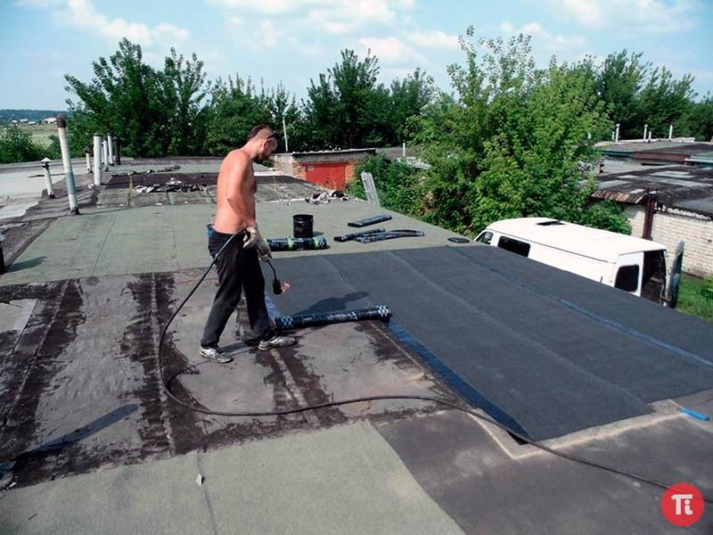 Ремонт крыши гаража своими руками