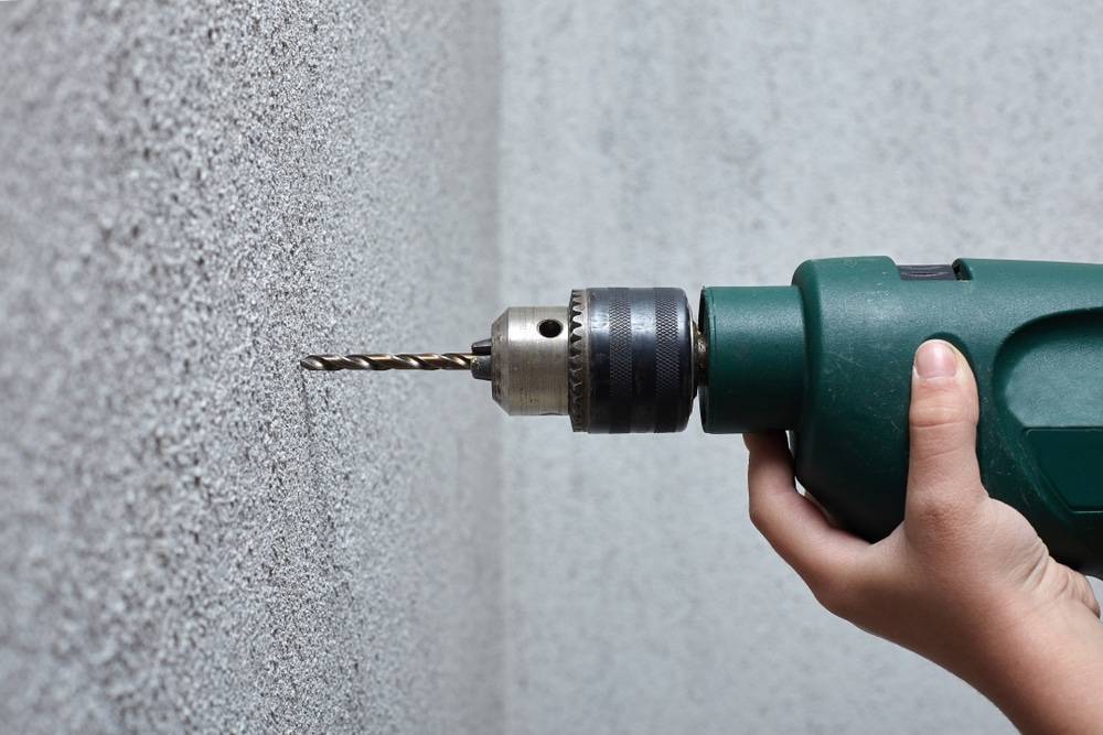 Как правильно сверлить бетонную стену: чем лучше просверлить