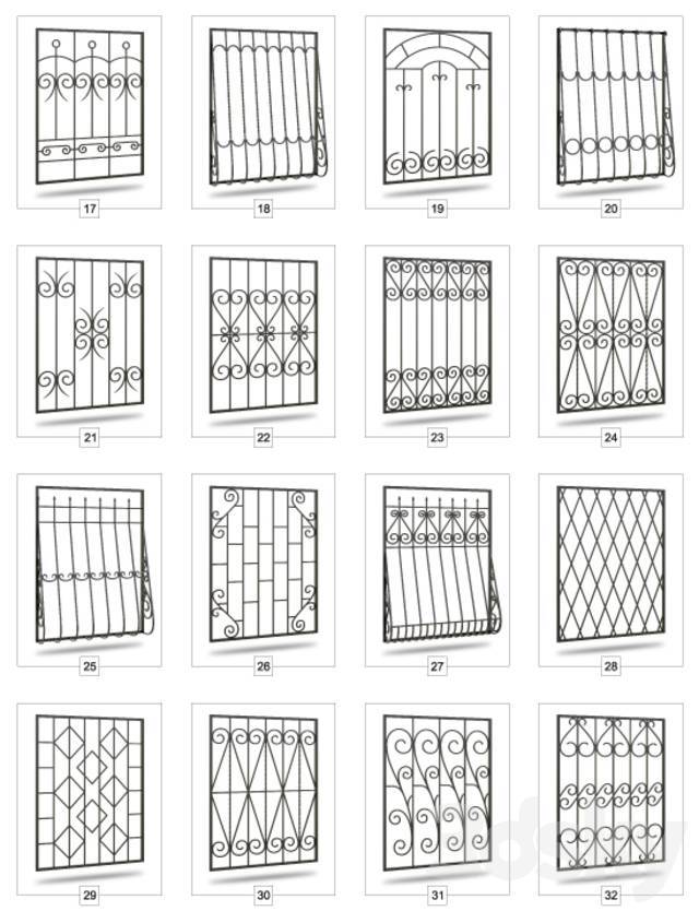 Установка решеток на окна: варианты конструкций и схема установки