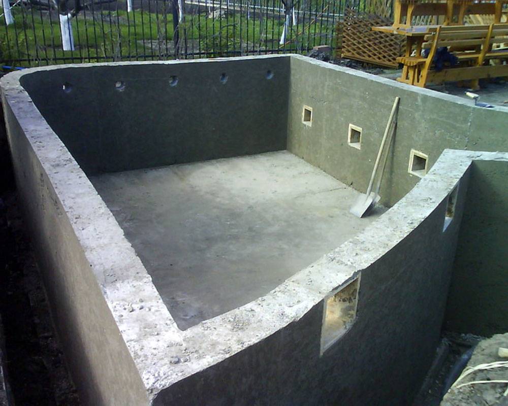 Возведение бассейна на даче своими руками: виды конструкций, пошаговое руководство