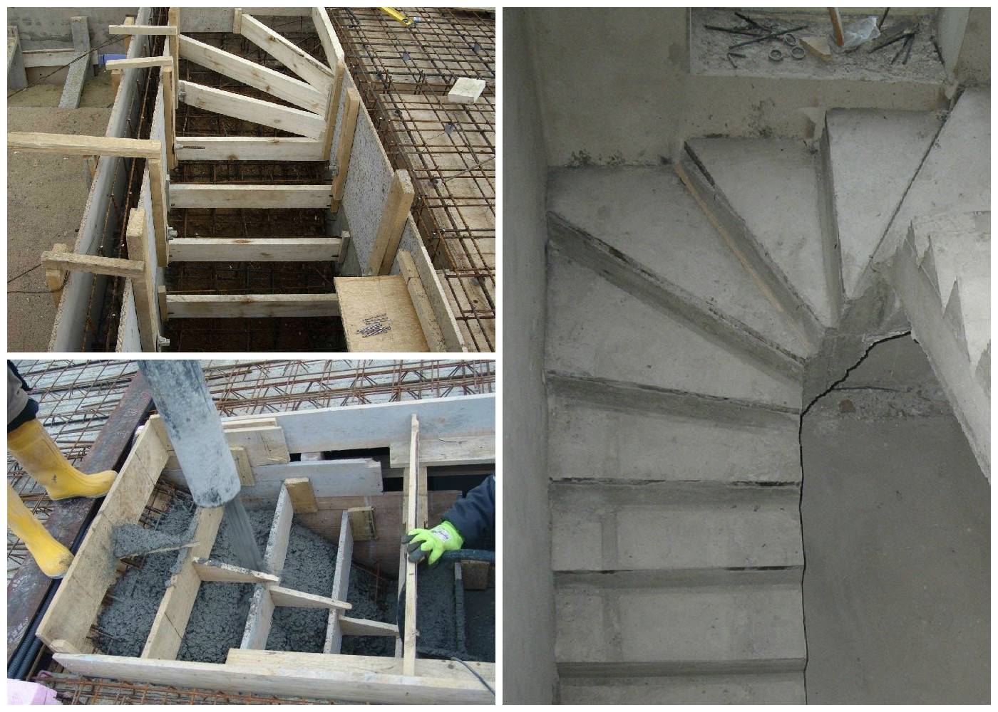 Изготовление монолитной лестницы из бетона самостоятельно