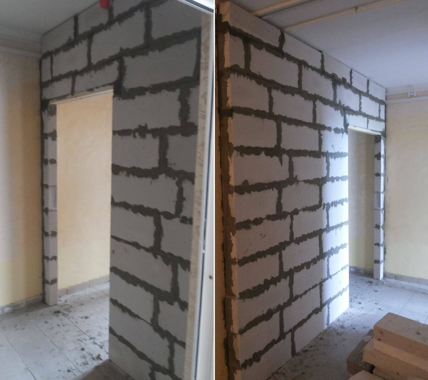 Блоки для строительства стен в квартире - вместе мастерим