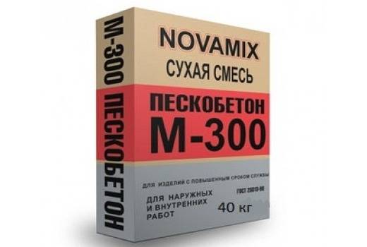 Пескобетон М300 Новомикс – новое предложение рынков строительных материалов