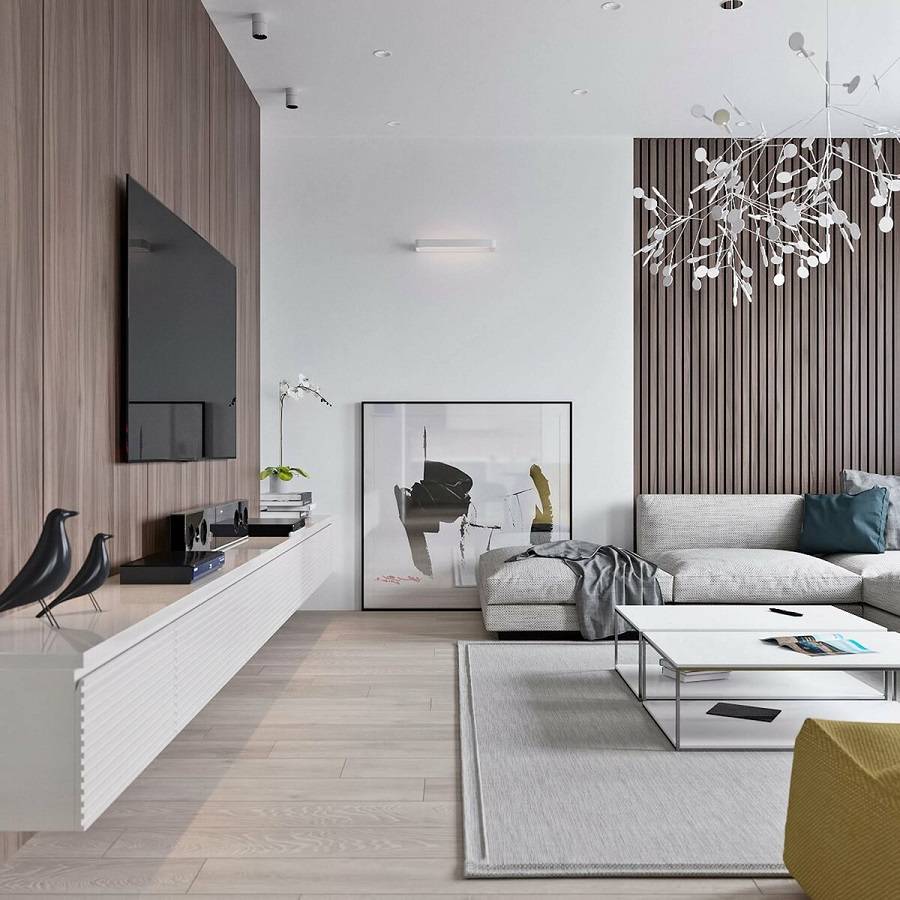 Интерьеры квартир в современном стиле: фото идеи дизайна и выбор мебели
