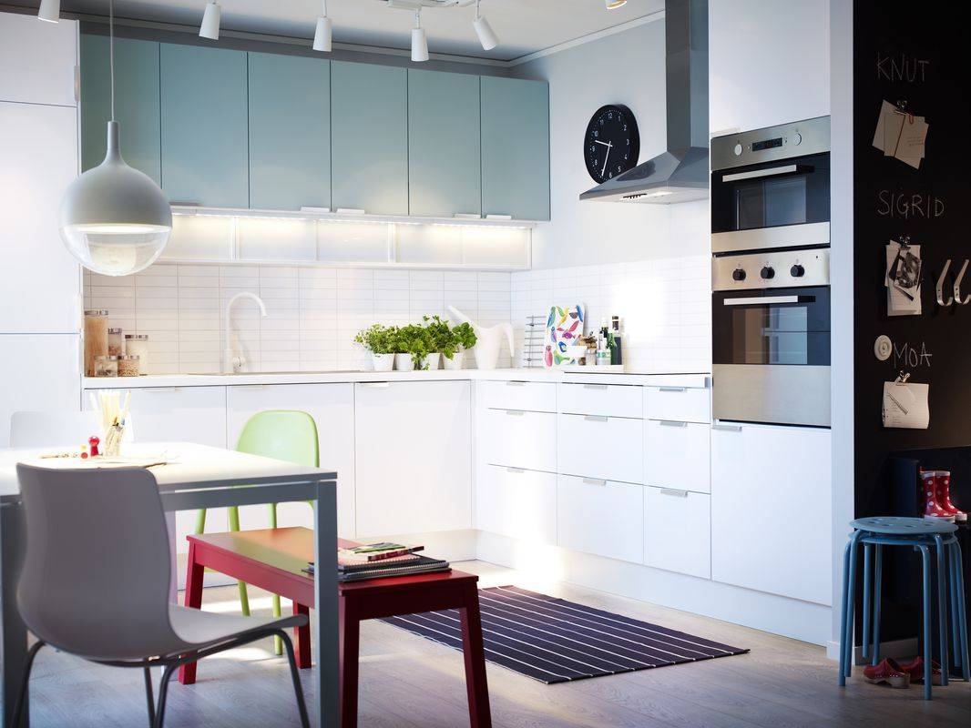 Икеа мебель для кухни: готовые проекты, размеры фасадов, моделирование и планировка в интерьере, встроенные кухонные модули с барной стойкой