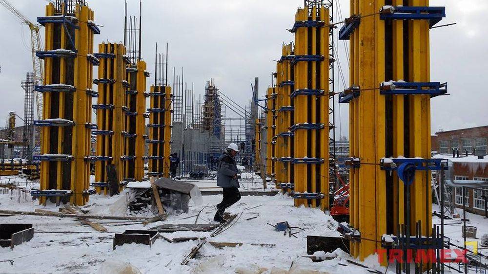 Опалубка для колонны: устройство, установка и виды. доска для опалубки
