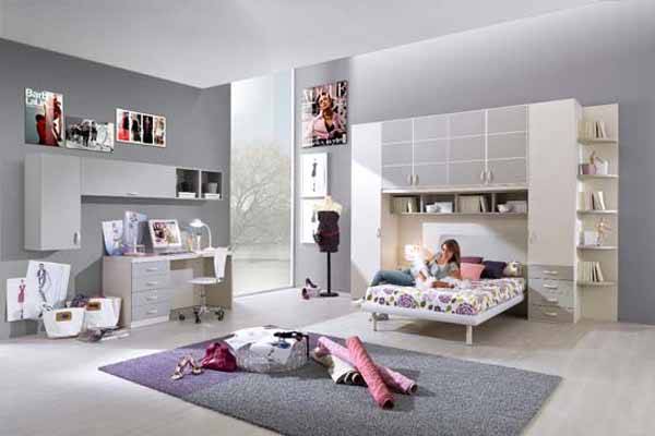 Мебель для подростка: обустройство комнаты для девушки, юноши и двух детей (67 фото-идей)