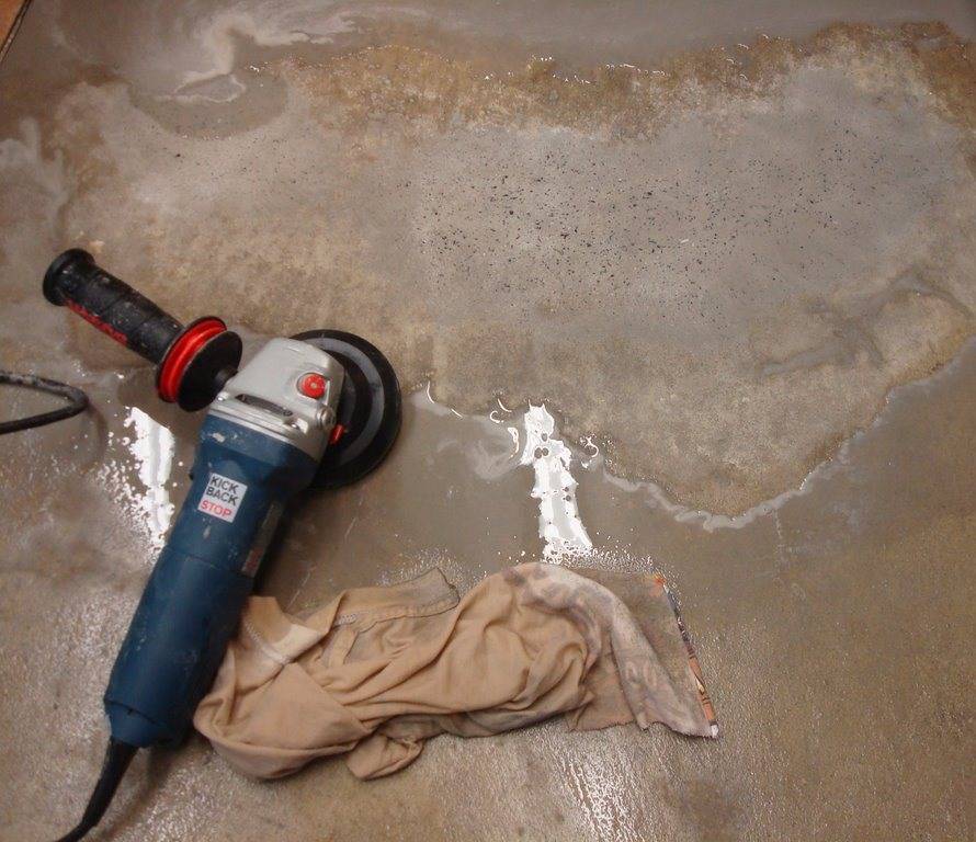 Как и чем шлифовать бетон