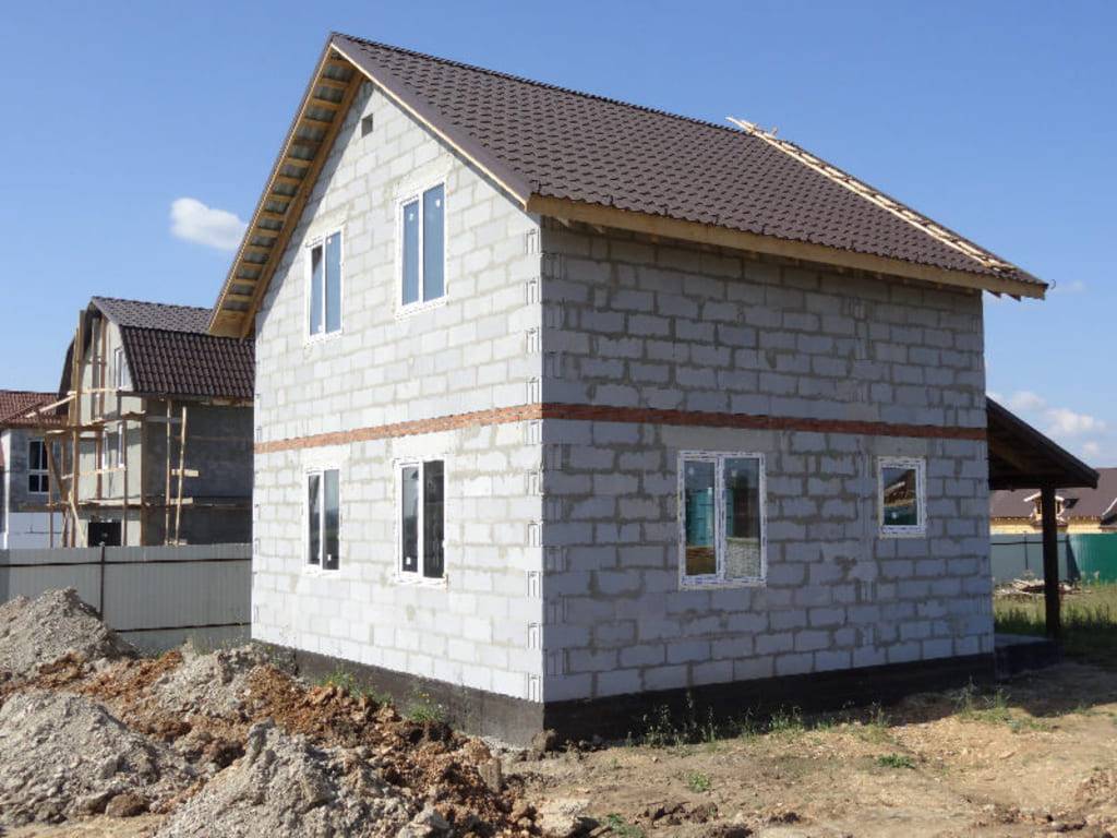 Строительство дома из пеноблоков своими руками: фото, видео инструкция