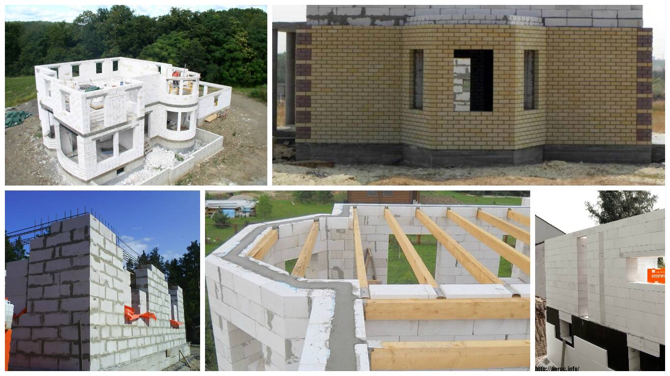 Как построить дом из пеноблоков своими руками без опыта строительства, видео