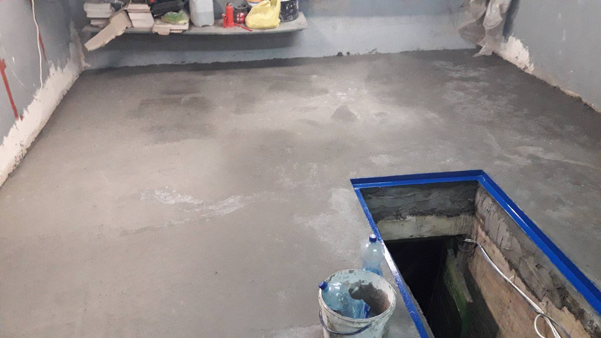 Толщина бетонного пола в гараже и технология заливки