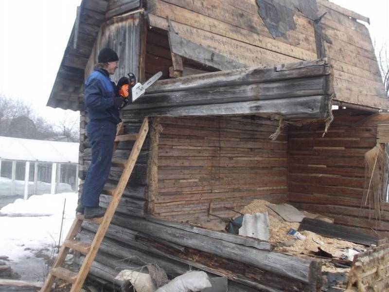 Демонтажные работы на даче: разборка зданий и сооружений