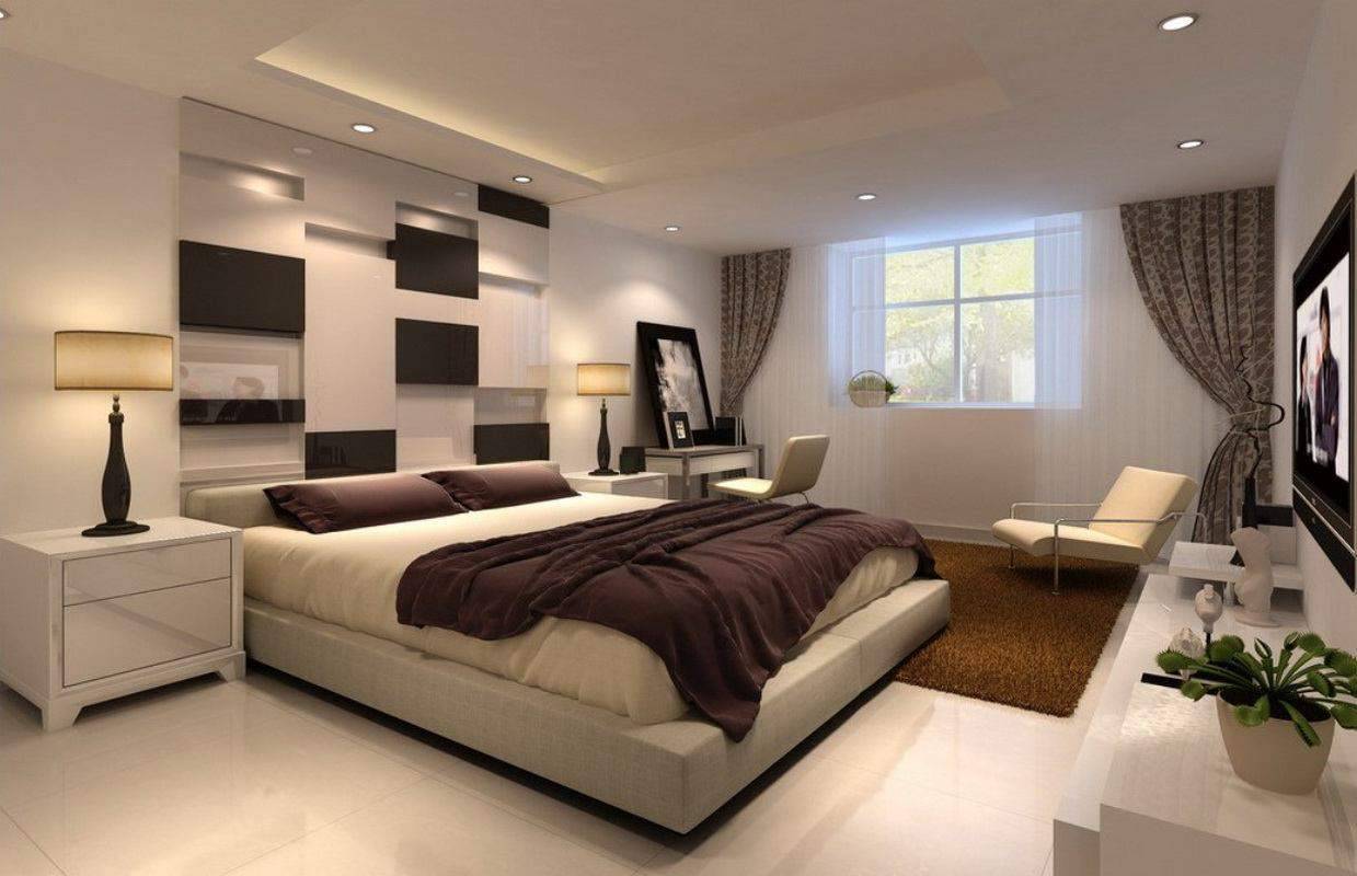 Идеи для интерьера спальни в современном стиле - фото красивых комнат
