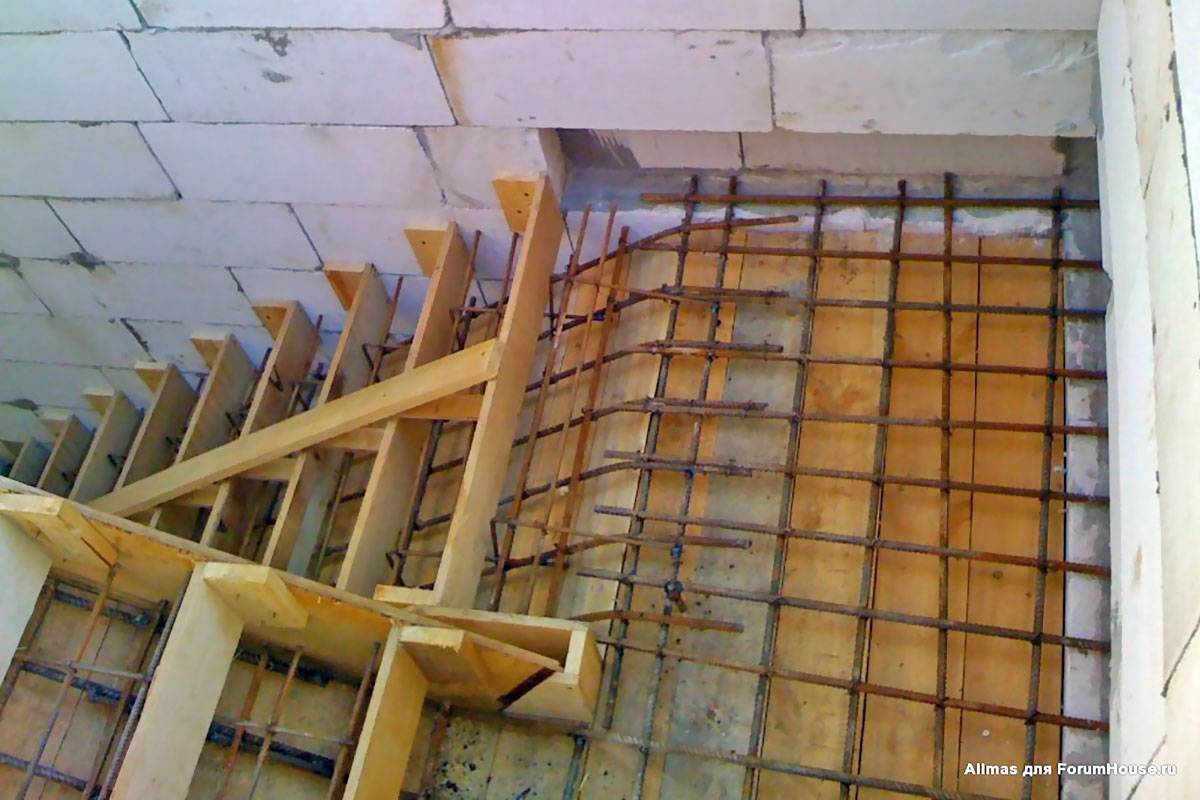 Опалубка для бетонной лестницы | «букдуб» в санкт-петербурге
