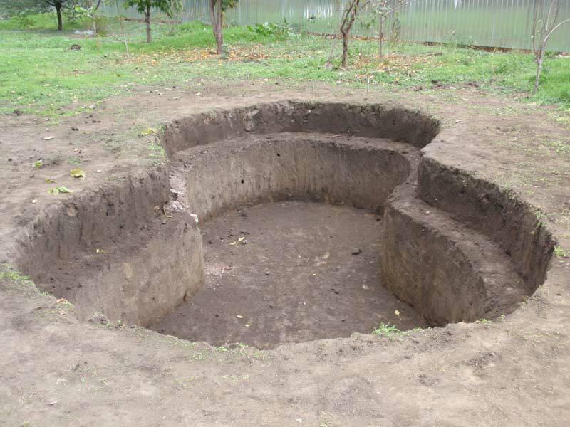 Как выкопать пруд на даче своими руками: как вырыть яму, отделать её, залить воду