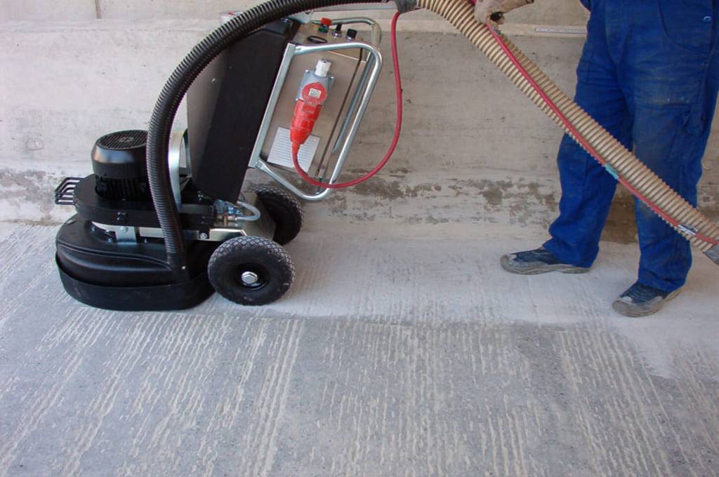 Как подготовить основание для выполнения фрезеровки бетонного пола?