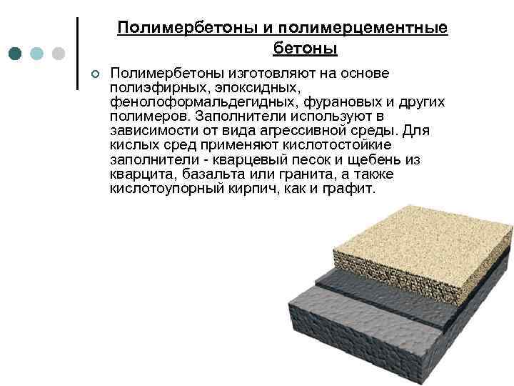 Технология полимерного бетона и его состав