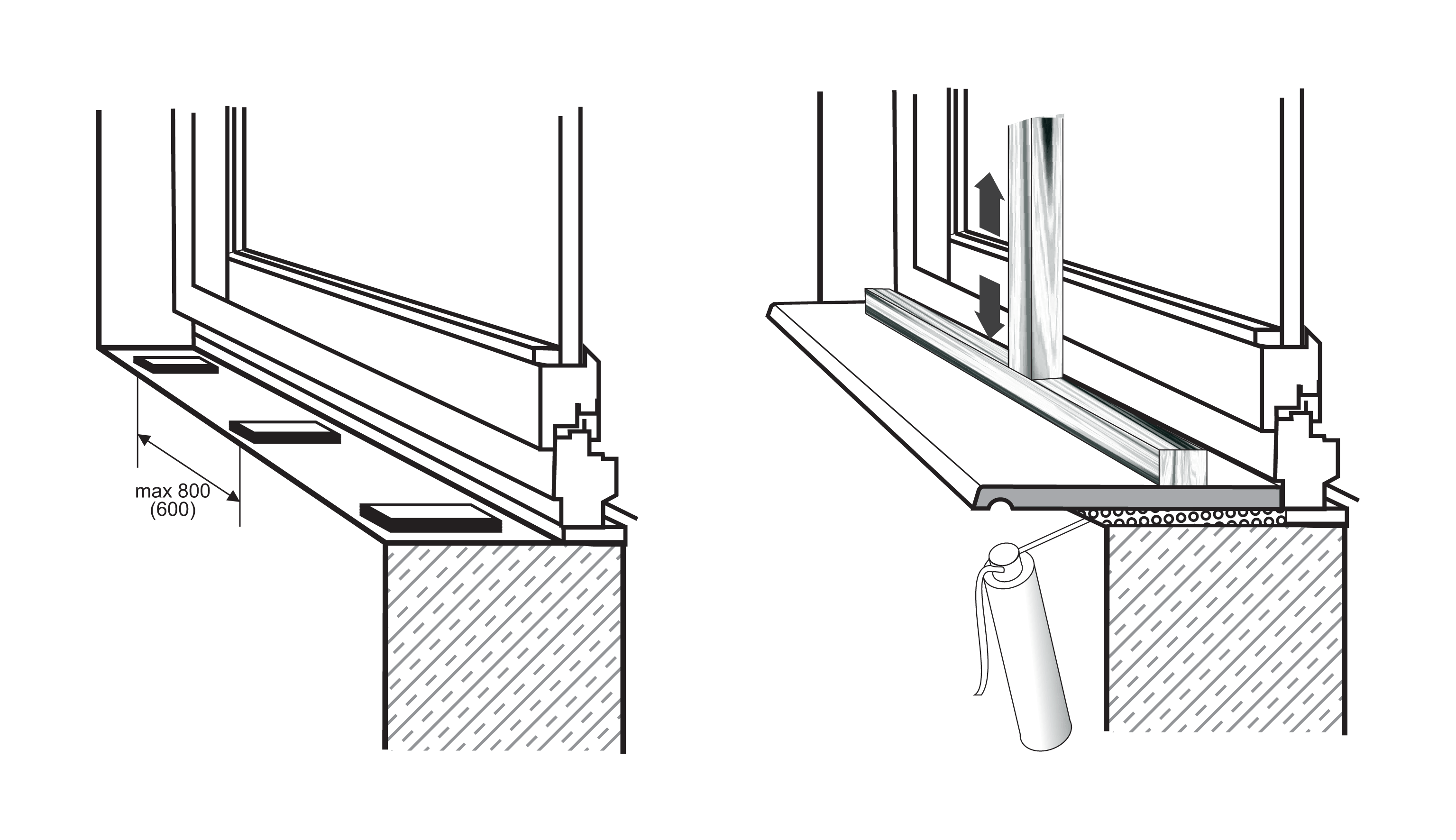Как установить подоконник для пластиковых окон