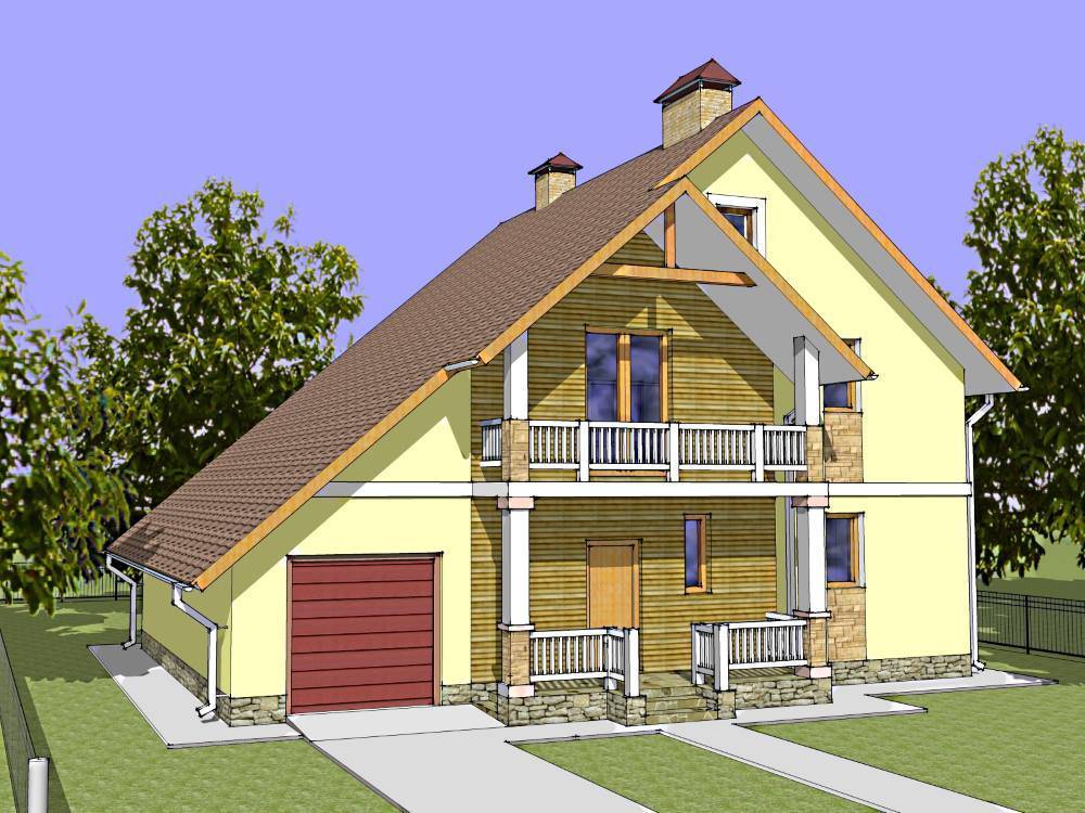 Проекты дачных домов — бесплатные чертежи с террасой и мансардой, для временного и постоянного проживания + фото