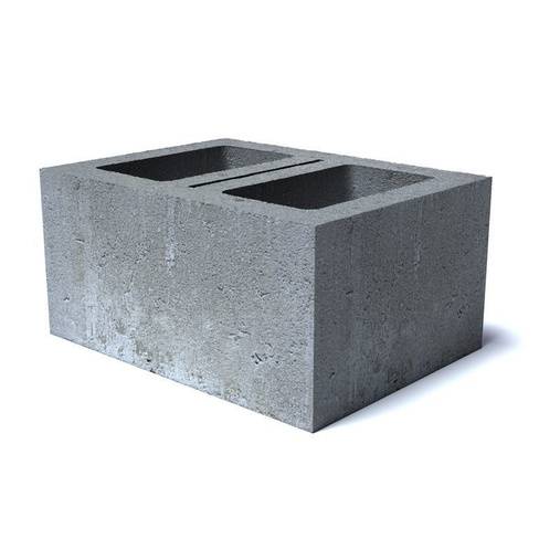 Блок пустотелый бетонный