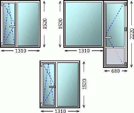 Размеры оконных проемов в панельных домах, размер окна в панельном доме