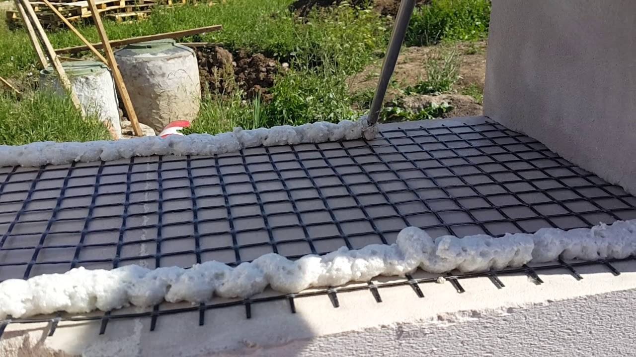 Армирование газобетонных блоков кладочной сеткой