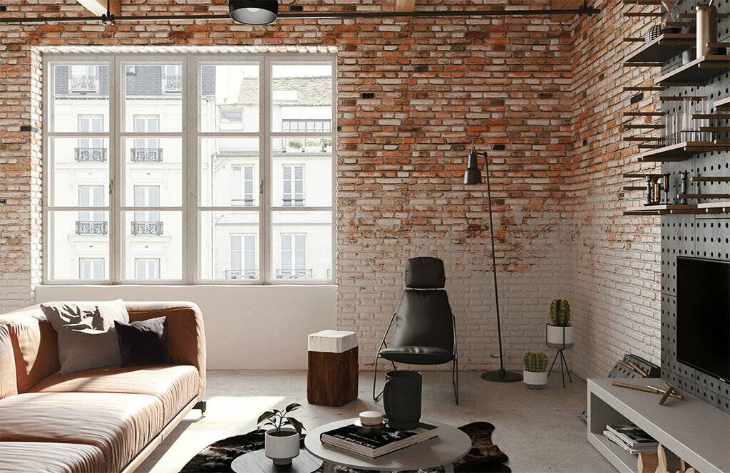 Как сделать квартиру в стиле лофт: выбор цвета, панелей, декора под бетон или кирпич, работы своими руками