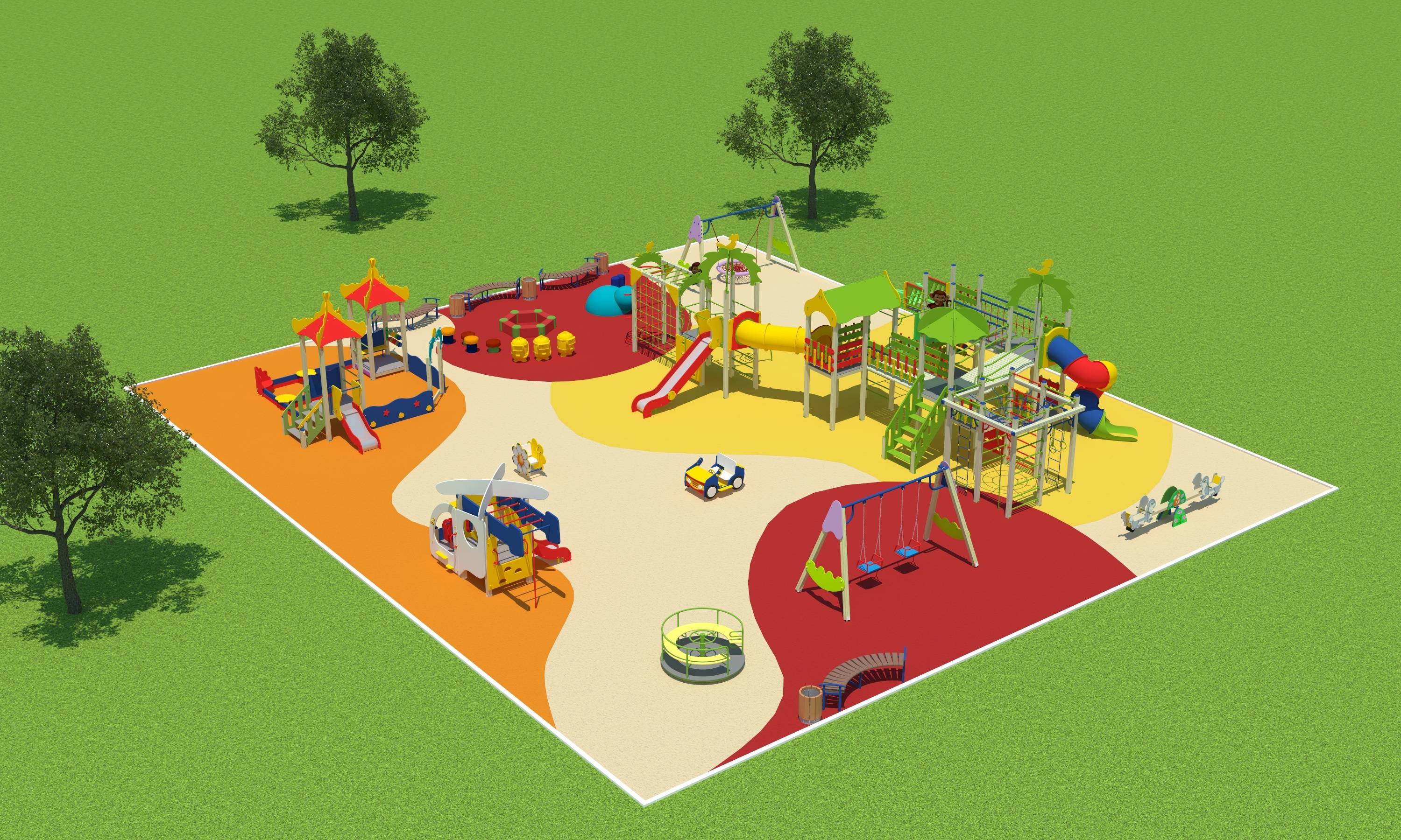 Как сделать детскую площадку – игровая спортивная площадка