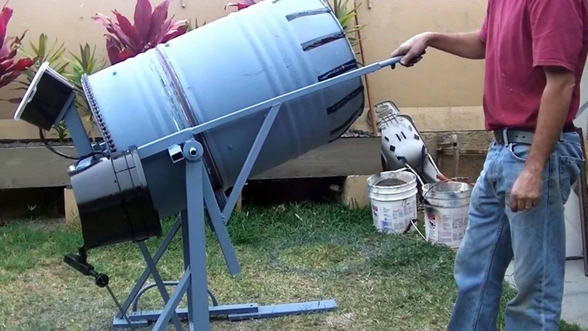 Как сделать бетономешалку из стиральной машины своими руками