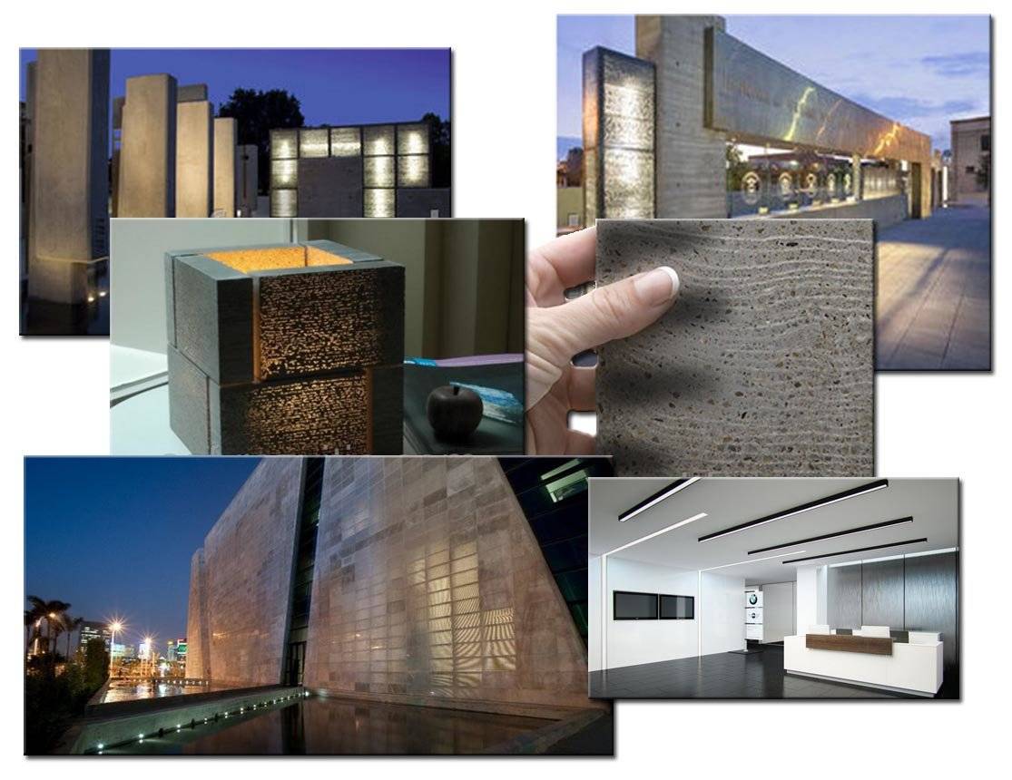 Прозрачный бетон: состав, технология производства и изготовление своими руками