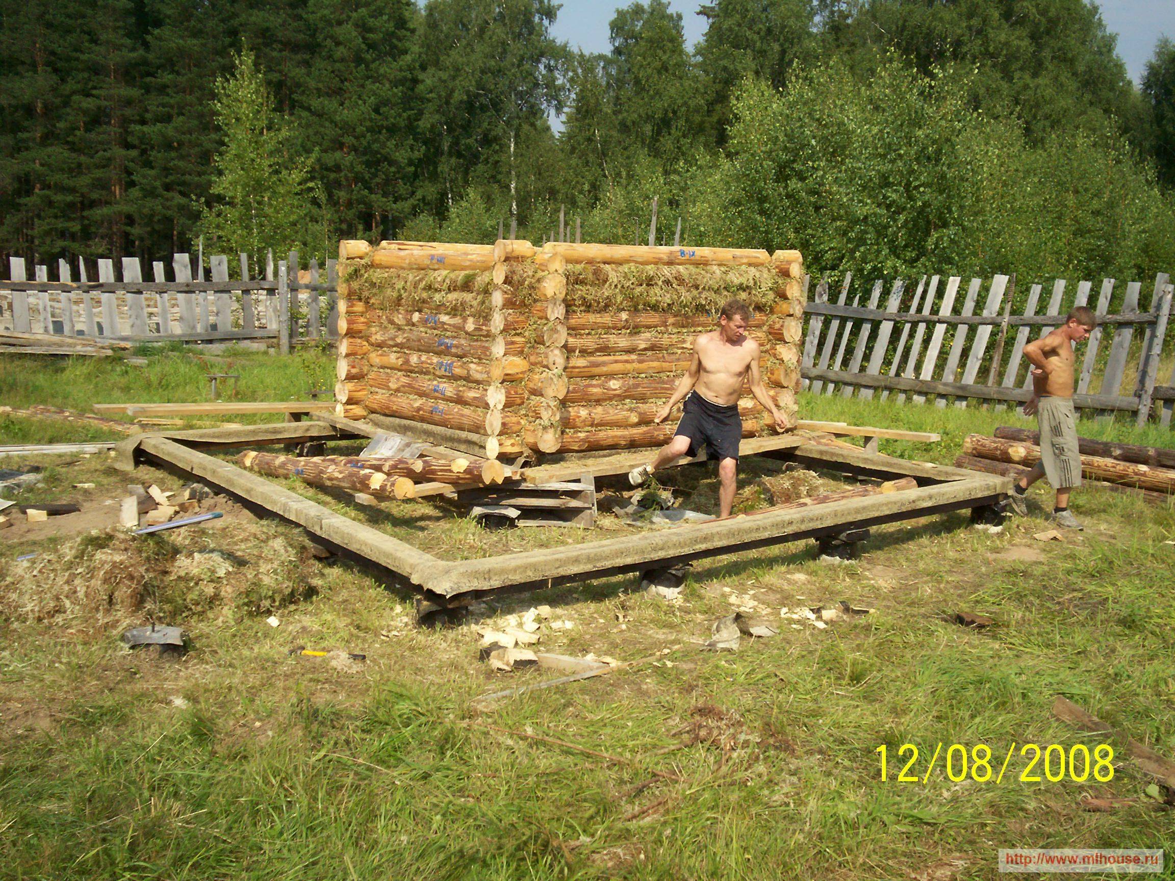 Как построить баню без фундамента • banya-guru.ru